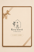 Keynest Creations digital e-gift card for handmade gifts