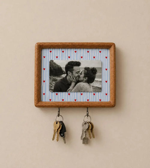 Personalized family memory photo frame handcrafted in France